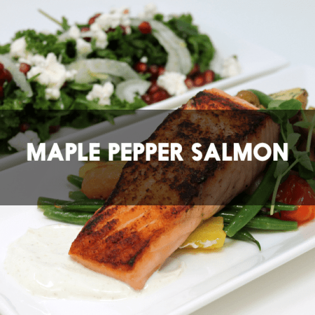 Maple Pepper Salmon