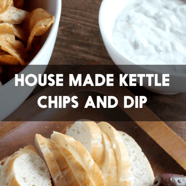 House Made Kettle Chips & Dip (bowl)